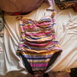 Striped Multicolor Swimsuit